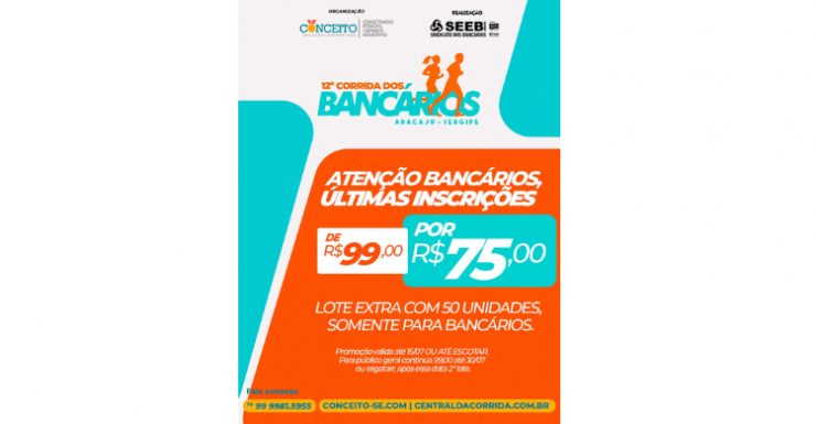 Imagem Se liga! Faltam 10 dias para a Corrida dos Bancários