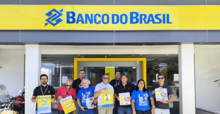 Imagem Sindicato dos Bancários participa do Dia Nacional de Luta em defesa dos trabalhadores do Banco do Brasil