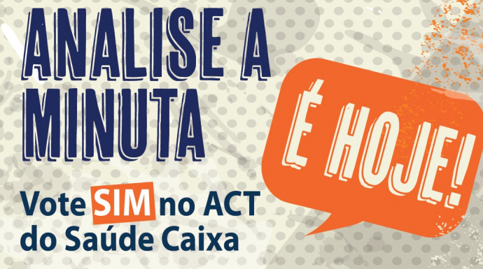 Imagem Analise a minuta do ACT Saúde Caixa
