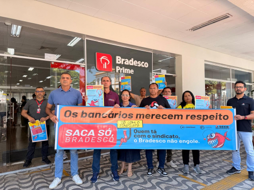 Imagem Dia de Luta no Bradesco é marcado com atos em defesa do emprego e contra fechamento de agências
