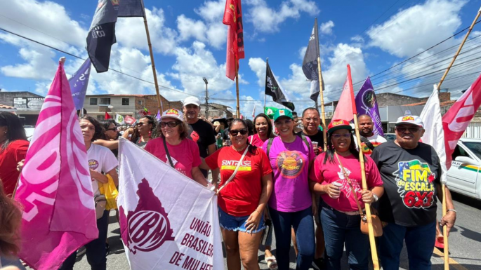 Imagem Bancárias e Bancários e CTB de Sergipe reforçam luta de combate ao feminicídio