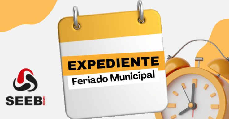 Imagem Feriado Municipal | SEEB/SE reabrirá a sede nesta quarta-feira, dia 18 de março