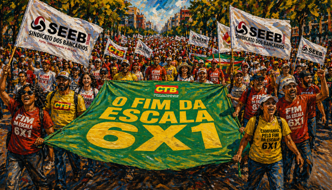 Imagem 1º de Maio: uma luta contra a escala 6x1