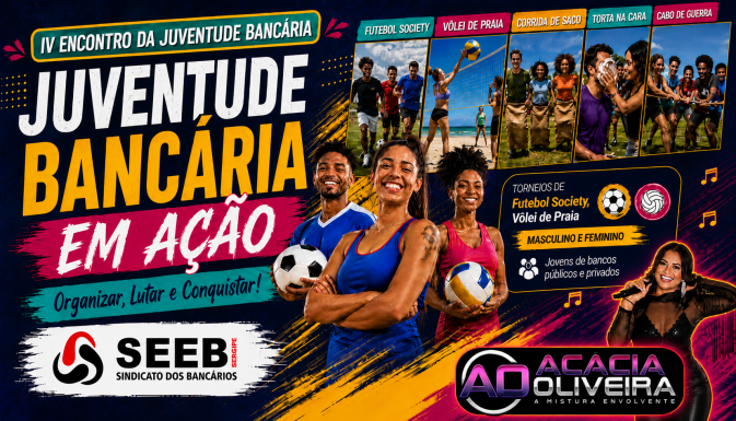Imagem Encontro da Juventude Bancária acontece neste domingo, dia 17
