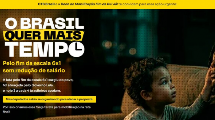 Imagem SEEB/SE apoia a campanha pelo fim da escala 6x1