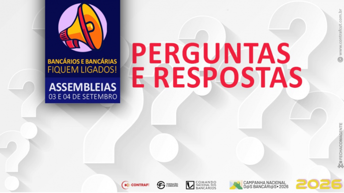 Imagem Perguntas e respostas sobre as assembleias dos bancários e bancárias